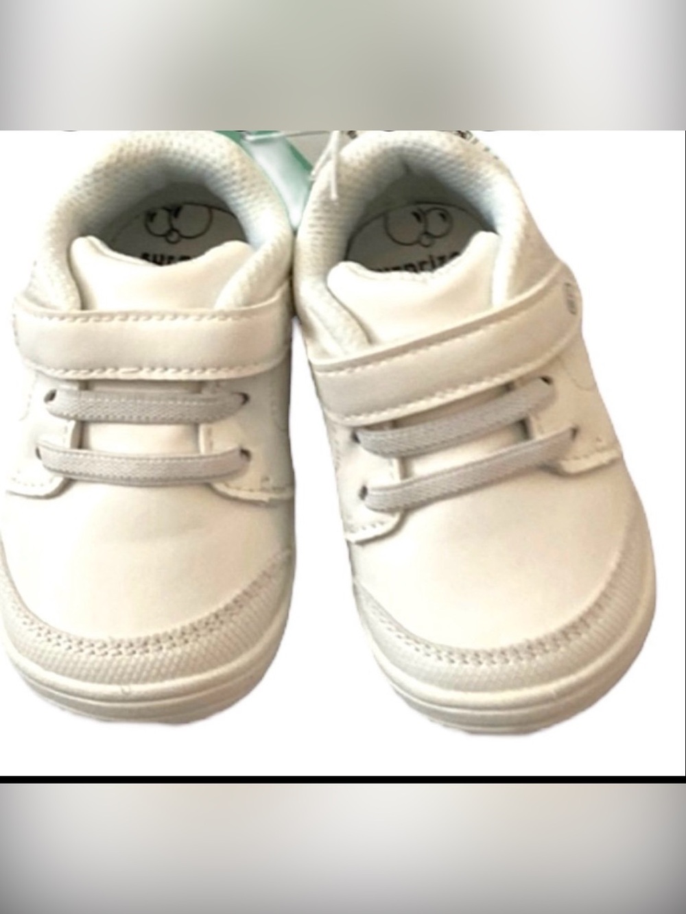 SUPER SOFT for baby White Baby Shoes Size 3M Babies 1st shoes NEW